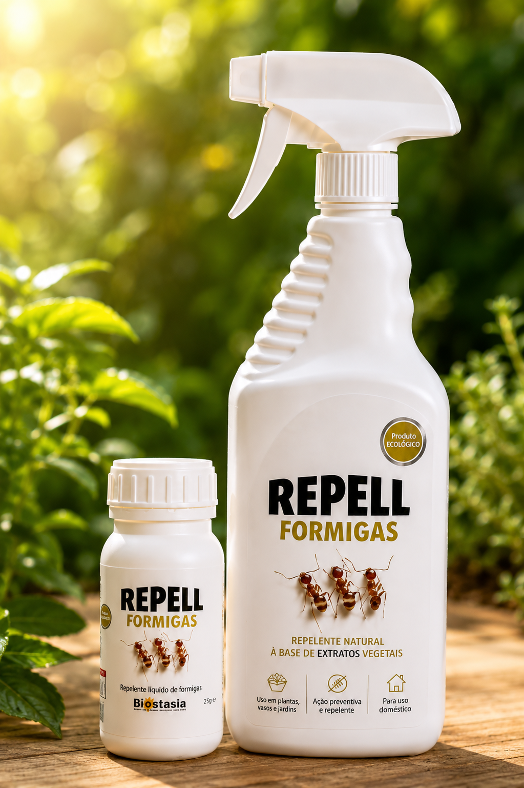 Repelente de formigas natural para casa e jardim
